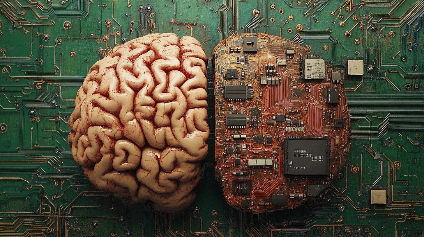 Illustration of the human brain